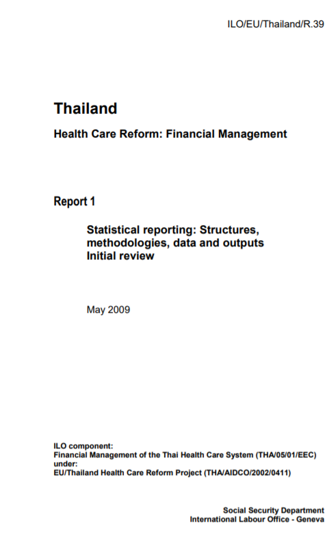 Report 1: Statistical reporting. Structures, methodologies, data and outputs. Initial review