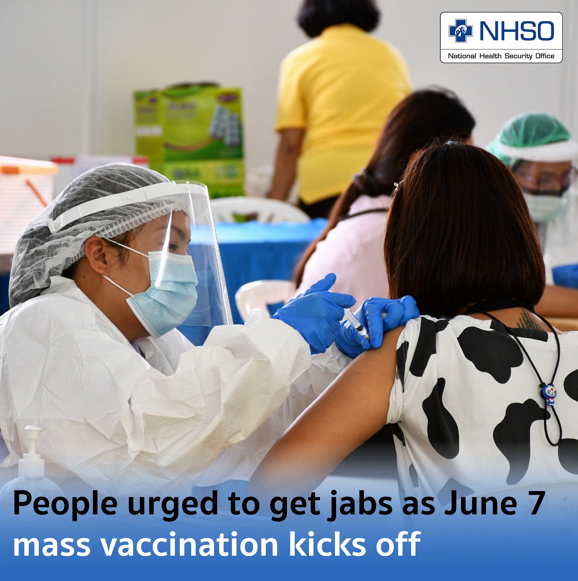 ​People urged to get jabs as June 7 mass vaccination kicks off